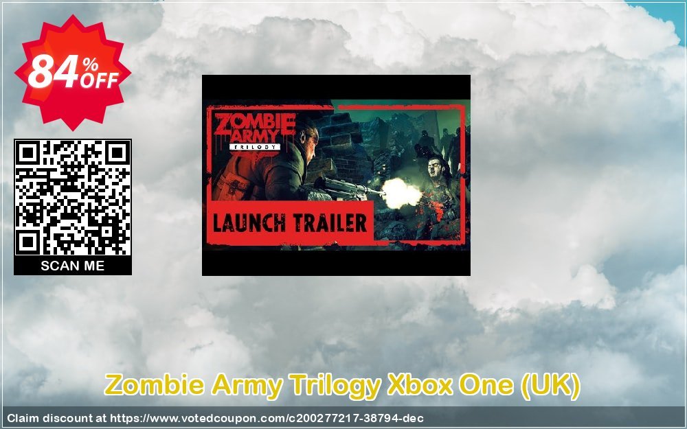 Zombie Army Trilogy Xbox One, UK  Coupon, discount Zombie Army Trilogy Xbox One (UK) Deal 2024 CDkeys. Promotion: Zombie Army Trilogy Xbox One (UK) Exclusive Sale offer 