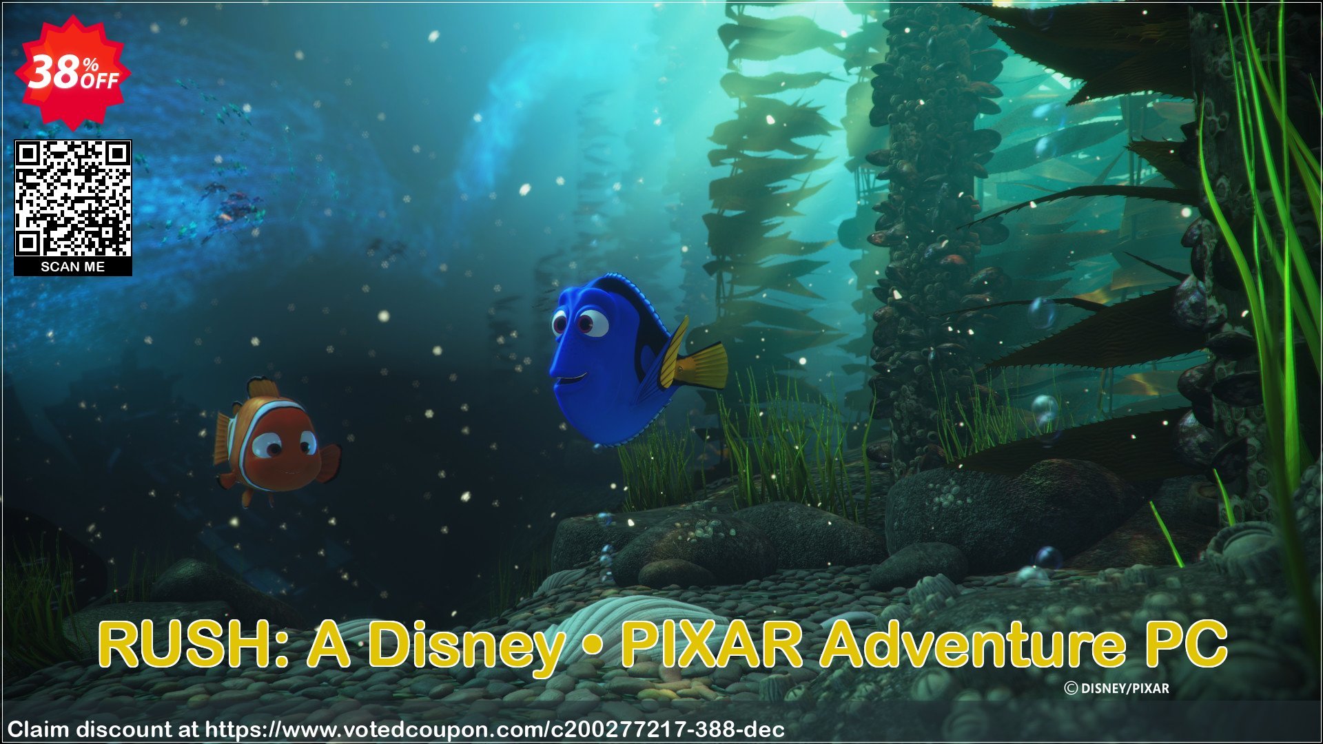 RUSH: A Disney • PIXAR Adventure PC Coupon Code Apr 2024, 38% OFF - VotedCoupon