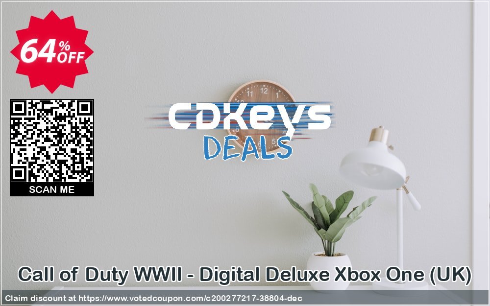 Call of Duty WWII - Digital Deluxe Xbox One, UK  Coupon Code Apr 2024, 64% OFF - VotedCoupon