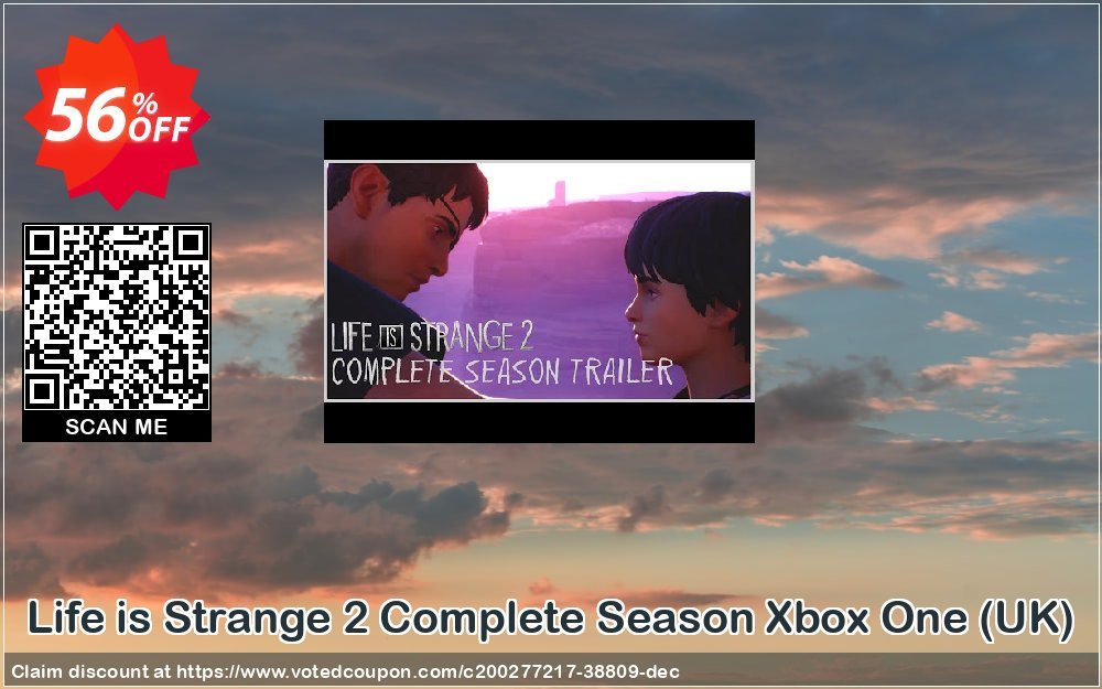 Life is Strange 2 Complete Season Xbox One, UK  Coupon, discount Life is Strange 2 Complete Season Xbox One (UK) Deal 2024 CDkeys. Promotion: Life is Strange 2 Complete Season Xbox One (UK) Exclusive Sale offer 