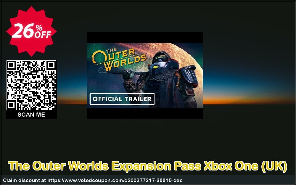 The Outer Worlds Expansion Pass Xbox One, UK  Coupon Code May 2024, 26% OFF - VotedCoupon