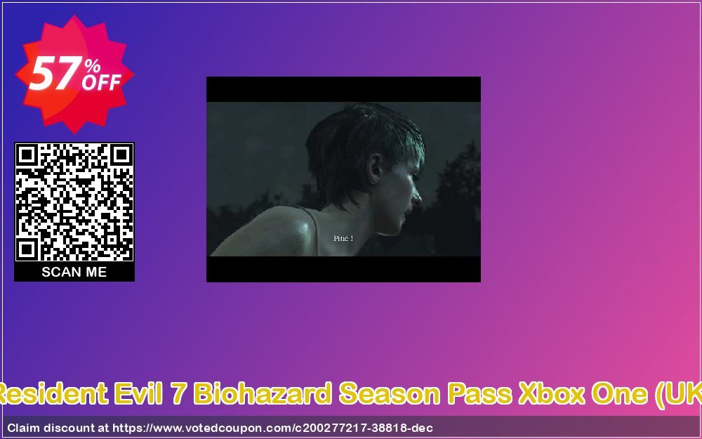 Resident Evil 7 Biohazard Season Pass Xbox One, UK  Coupon Code Apr 2024, 57% OFF - VotedCoupon