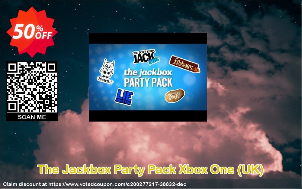 The Jackbox Party Pack Xbox One, UK  Coupon, discount The Jackbox Party Pack Xbox One (UK) Deal 2024 CDkeys. Promotion: The Jackbox Party Pack Xbox One (UK) Exclusive Sale offer 