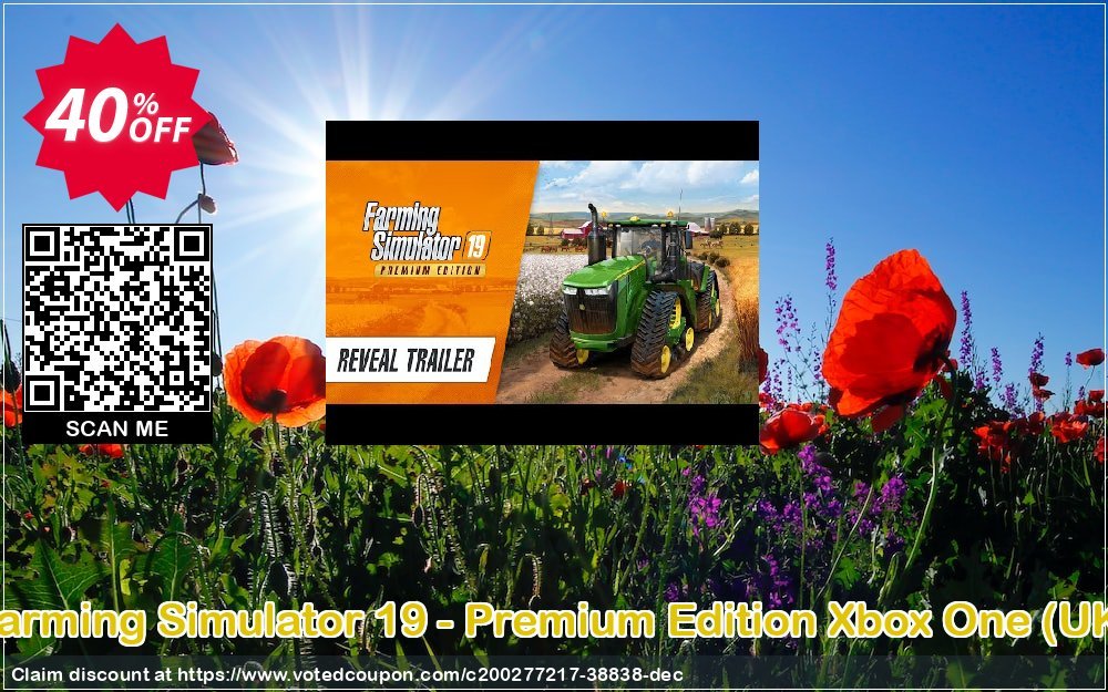 Farming Simulator 19 - Premium Edition Xbox One, UK  Coupon, discount Farming Simulator 19 - Premium Edition Xbox One (UK) Deal 2024 CDkeys. Promotion: Farming Simulator 19 - Premium Edition Xbox One (UK) Exclusive Sale offer 