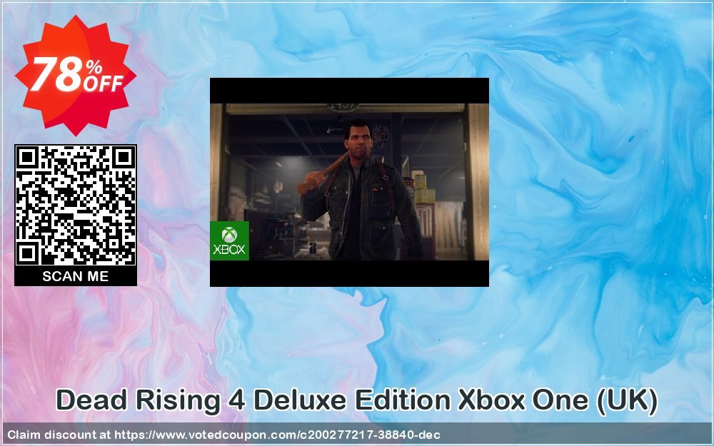 Dead Rising 4 Deluxe Edition Xbox One, UK  Coupon, discount Dead Rising 4 Deluxe Edition Xbox One (UK) Deal 2024 CDkeys. Promotion: Dead Rising 4 Deluxe Edition Xbox One (UK) Exclusive Sale offer 