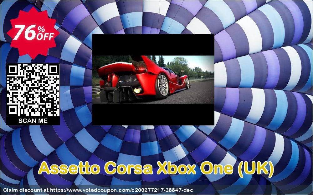 Assetto Corsa Xbox One, UK  Coupon, discount Assetto Corsa Xbox One (UK) Deal 2024 CDkeys. Promotion: Assetto Corsa Xbox One (UK) Exclusive Sale offer 
