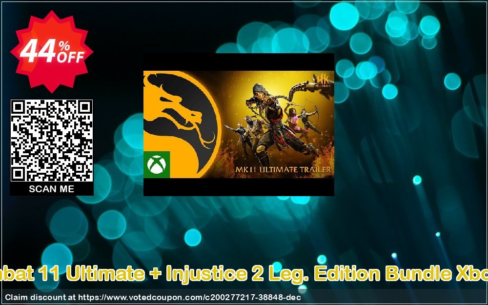 Mortal Kombat 11 Ultimate + Injustice 2 Leg. Edition Bundle Xbox One, UK  Coupon, discount Mortal Kombat 11 Ultimate + Injustice 2 Leg. Edition Bundle Xbox One (UK) Deal 2023 CDkeys. Promotion: Mortal Kombat 11 Ultimate + Injustice 2 Leg. Edition Bundle Xbox One (UK) Exclusive Sale offer 