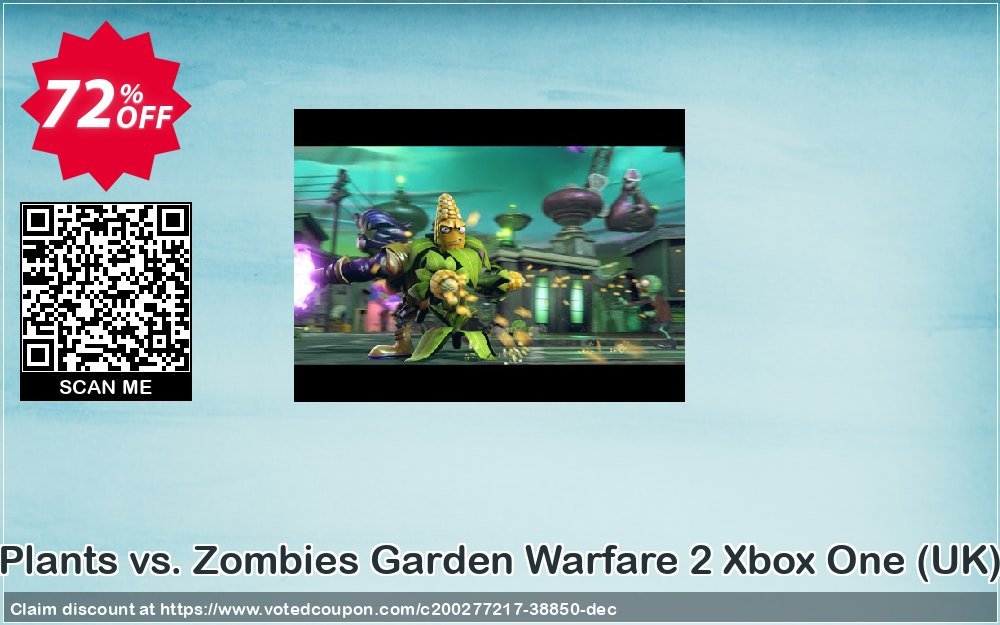 Plants vs. Zombies Garden Warfare 2 Xbox One, UK  Coupon, discount Plants vs. Zombies Garden Warfare 2 Xbox One (UK) Deal 2024 CDkeys. Promotion: Plants vs. Zombies Garden Warfare 2 Xbox One (UK) Exclusive Sale offer 
