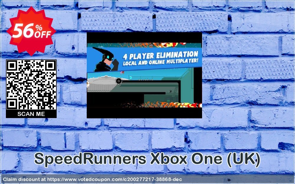 SpeedRunners Xbox One, UK  Coupon, discount SpeedRunners Xbox One (UK) Deal 2024 CDkeys. Promotion: SpeedRunners Xbox One (UK) Exclusive Sale offer 