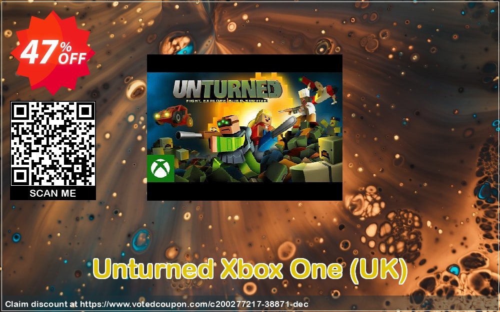 Unturned Xbox One, UK  Coupon, discount Unturned Xbox One (UK) Deal 2024 CDkeys. Promotion: Unturned Xbox One (UK) Exclusive Sale offer 