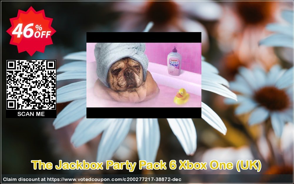 The Jackbox Party Pack 6 Xbox One, UK  Coupon, discount The Jackbox Party Pack 6 Xbox One (UK) Deal 2024 CDkeys. Promotion: The Jackbox Party Pack 6 Xbox One (UK) Exclusive Sale offer 