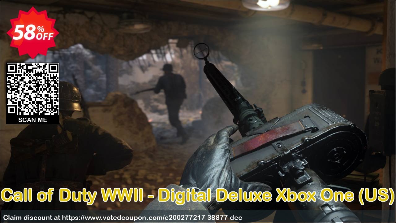 Call of Duty WWII - Digital Deluxe Xbox One, US  Coupon Code Apr 2024, 58% OFF - VotedCoupon