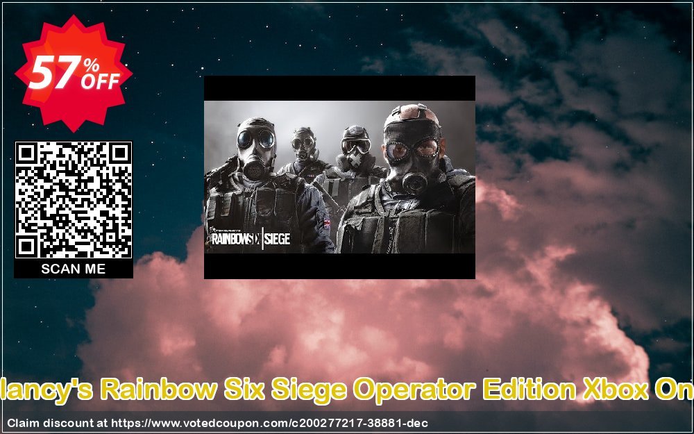 Tom Clancy's Rainbow Six Siege Operator Edition Xbox One, UK  Coupon Code Apr 2024, 57% OFF - VotedCoupon