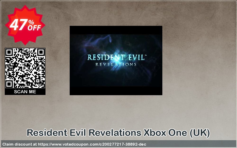 Resident Evil Revelations Xbox One, UK  Coupon, discount Resident Evil Revelations Xbox One (UK) Deal 2024 CDkeys. Promotion: Resident Evil Revelations Xbox One (UK) Exclusive Sale offer 