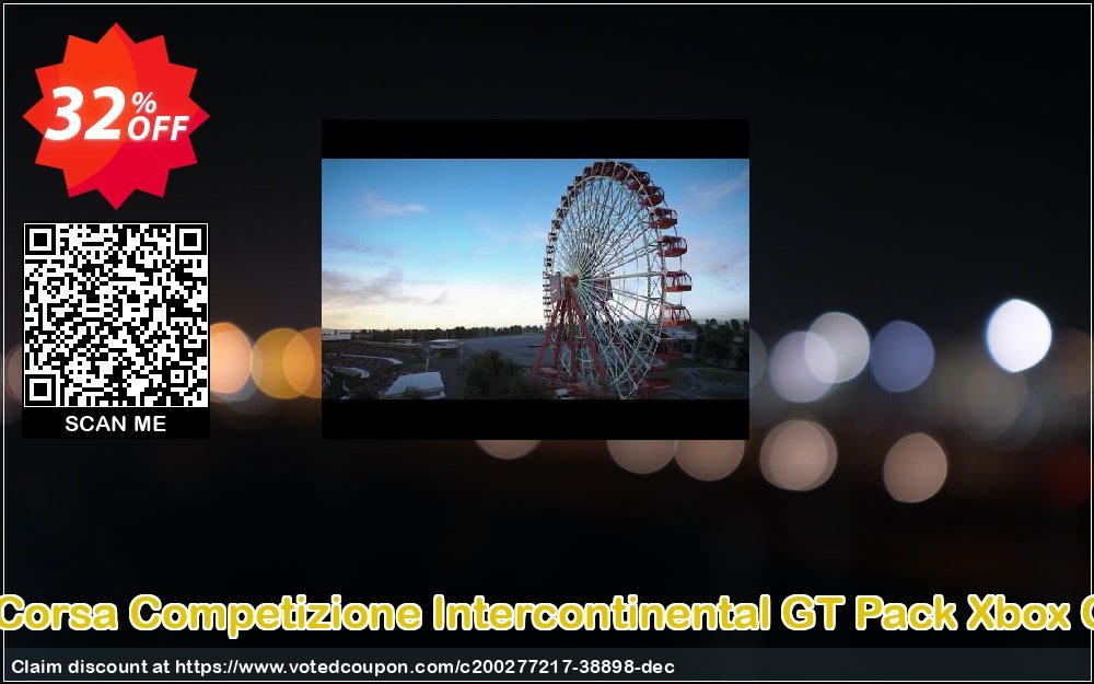 Assetto Corsa Competizione Intercontinental GT Pack Xbox One, UK  Coupon, discount Assetto Corsa Competizione Intercontinental GT Pack Xbox One (UK) Deal 2024 CDkeys. Promotion: Assetto Corsa Competizione Intercontinental GT Pack Xbox One (UK) Exclusive Sale offer 
