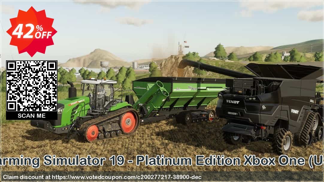 Farming Simulator 19 - Platinum Edition Xbox One, US  Coupon, discount Farming Simulator 19 - Platinum Edition Xbox One (US) Deal 2024 CDkeys. Promotion: Farming Simulator 19 - Platinum Edition Xbox One (US) Exclusive Sale offer 