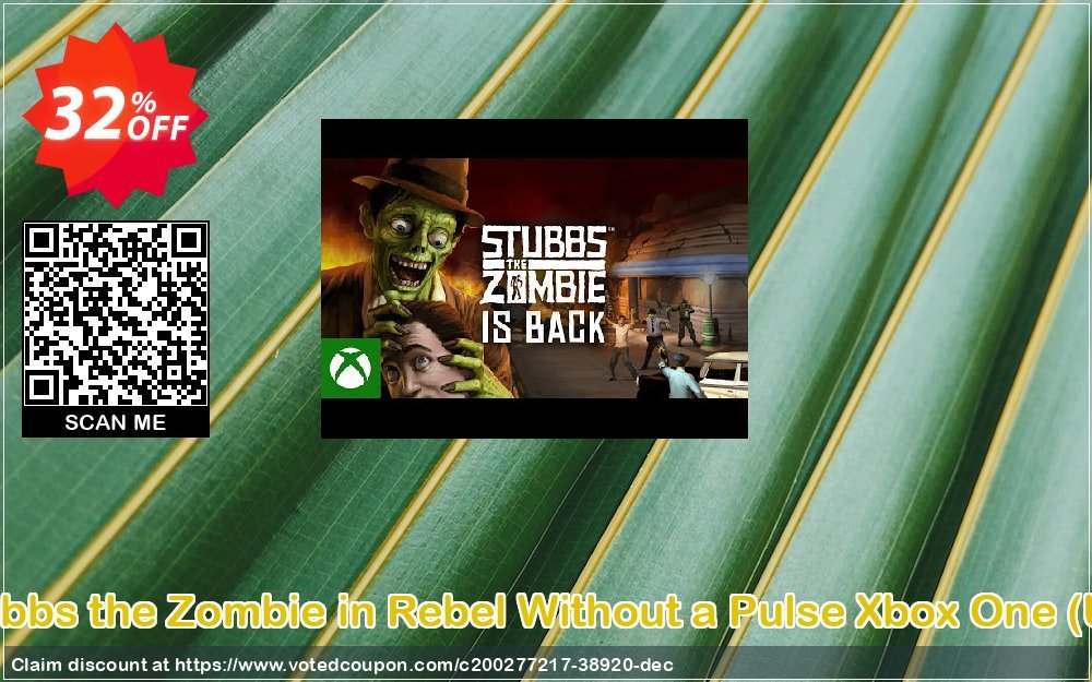 Stubbs the Zombie in Rebel Without a Pulse Xbox One, UK  Coupon, discount Stubbs the Zombie in Rebel Without a Pulse Xbox One (UK) Deal 2024 CDkeys. Promotion: Stubbs the Zombie in Rebel Without a Pulse Xbox One (UK) Exclusive Sale offer 