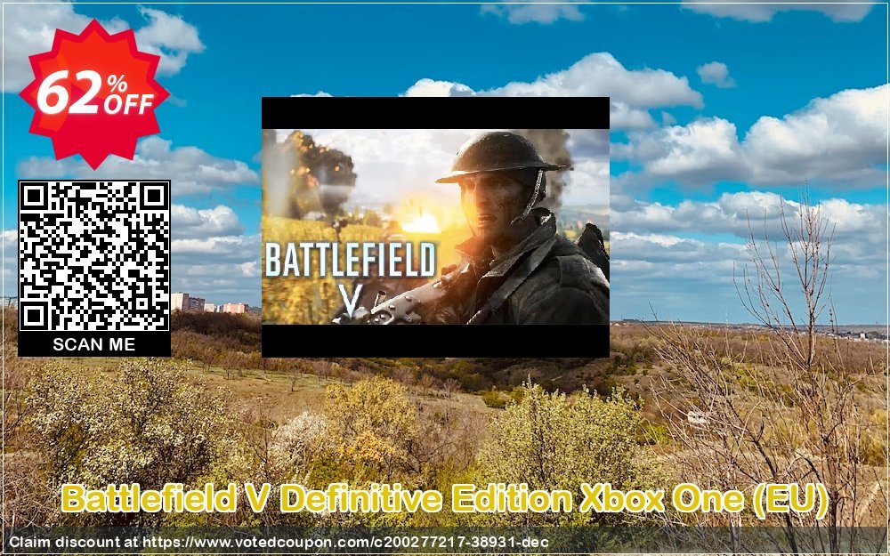 Battlefield V Definitive Edition Xbox One, EU  Coupon, discount Battlefield V Definitive Edition Xbox One (EU) Deal 2024 CDkeys. Promotion: Battlefield V Definitive Edition Xbox One (EU) Exclusive Sale offer 