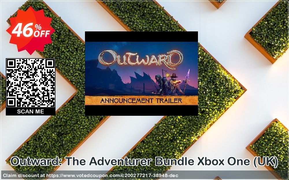 Outward: The Adventurer Bundle Xbox One, UK  Coupon, discount Outward: The Adventurer Bundle Xbox One (UK) Deal 2024 CDkeys. Promotion: Outward: The Adventurer Bundle Xbox One (UK) Exclusive Sale offer 