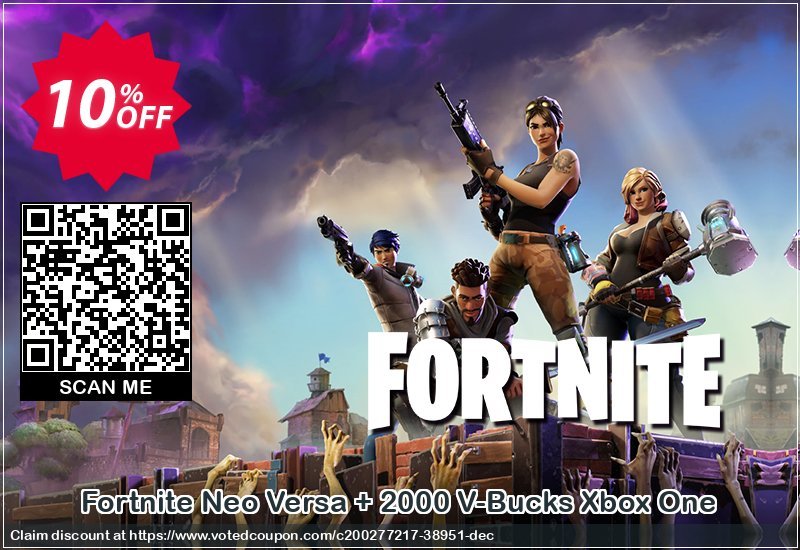 Fortnite Neo Versa + 2000 V-Bucks Xbox One Coupon, discount Fortnite Neo Versa + 2000 V-Bucks Xbox One Deal 2024 CDkeys. Promotion: Fortnite Neo Versa + 2000 V-Bucks Xbox One Exclusive Sale offer 