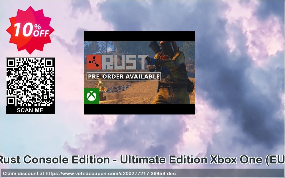 Rust Console Edition - Ultimate Edition Xbox One, EU  Coupon, discount Rust Console Edition - Ultimate Edition Xbox One (EU) Deal 2024 CDkeys. Promotion: Rust Console Edition - Ultimate Edition Xbox One (EU) Exclusive Sale offer 