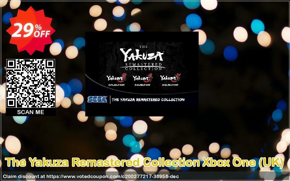 The Yakuza Remastered Collection Xbox One, UK  Coupon, discount The Yakuza Remastered Collection Xbox One (UK) Deal 2024 CDkeys. Promotion: The Yakuza Remastered Collection Xbox One (UK) Exclusive Sale offer 