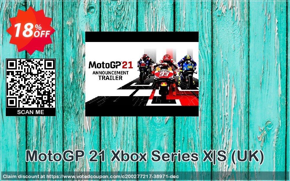 MotoGP 21 Xbox Series X|S, UK  Coupon Code May 2024, 18% OFF - VotedCoupon