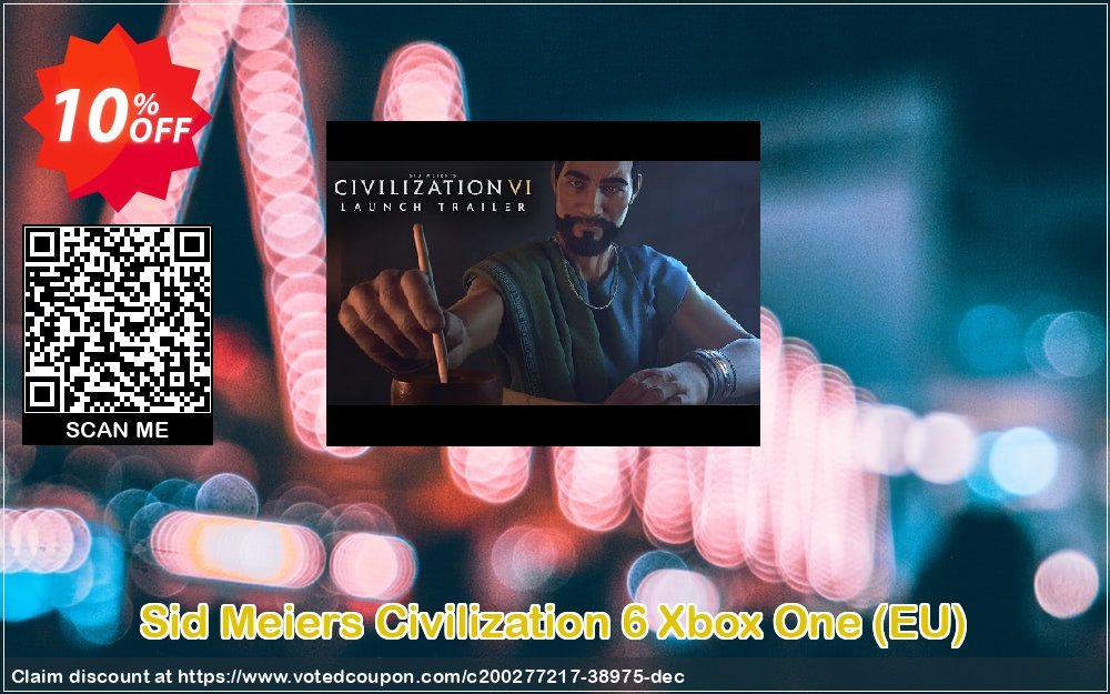 Sid Meiers Civilization 6 Xbox One, EU  Coupon, discount Sid Meiers Civilization 6 Xbox One (EU) Deal 2024 CDkeys. Promotion: Sid Meiers Civilization 6 Xbox One (EU) Exclusive Sale offer 