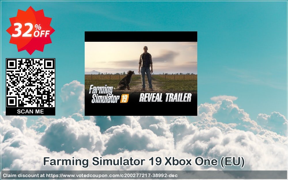 Farming Simulator 19 Xbox One, EU  Coupon, discount Farming Simulator 19 Xbox One (EU) Deal 2024 CDkeys. Promotion: Farming Simulator 19 Xbox One (EU) Exclusive Sale offer 