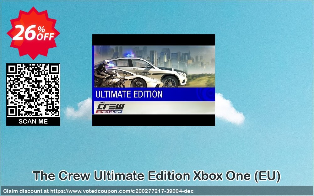 The Crew Ultimate Edition Xbox One, EU  Coupon, discount The Crew Ultimate Edition Xbox One (EU) Deal 2024 CDkeys. Promotion: The Crew Ultimate Edition Xbox One (EU) Exclusive Sale offer 