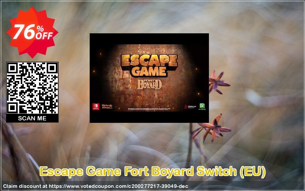 Escape Game Fort Boyard Switch, EU  Coupon, discount Escape Game Fort Boyard Switch (EU) Deal 2024 CDkeys. Promotion: Escape Game Fort Boyard Switch (EU) Exclusive Sale offer 