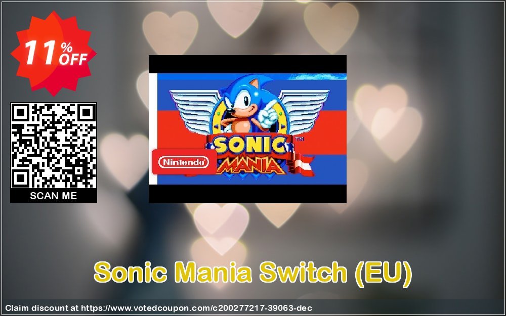 Sonic Mania Switch, EU  Coupon Code Apr 2024, 11% OFF - VotedCoupon