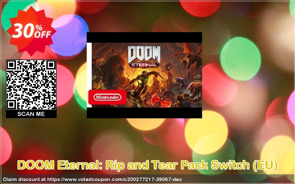 DOOM Eternal: Rip and Tear Pack Switch, EU  Coupon, discount DOOM Eternal: Rip and Tear Pack Switch (EU) Deal 2024 CDkeys. Promotion: DOOM Eternal: Rip and Tear Pack Switch (EU) Exclusive Sale offer 