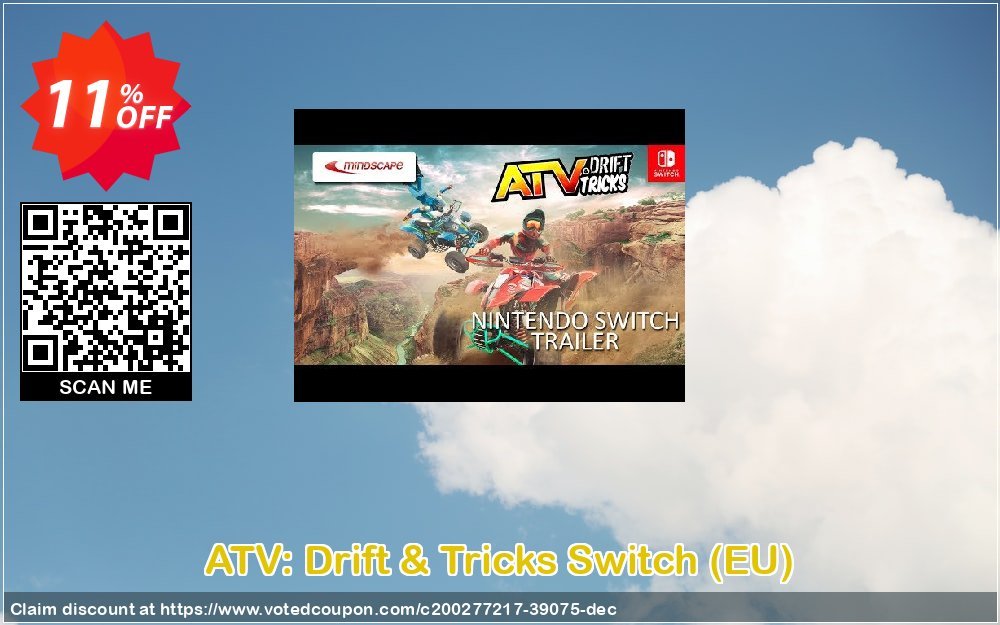 ATV: Drift & Tricks Switch, EU  Coupon, discount ATV: Drift & Tricks Switch (EU) Deal 2024 CDkeys. Promotion: ATV: Drift & Tricks Switch (EU) Exclusive Sale offer 