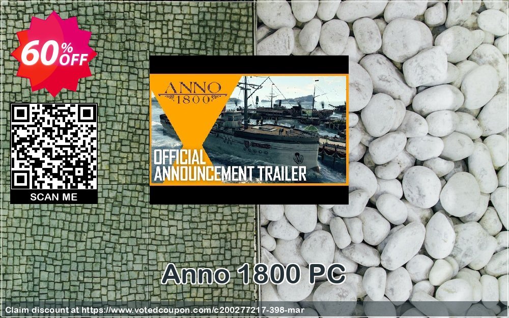 Anno 1800 PC Coupon, discount Anno 1800 PC Deal. Promotion: Anno 1800 PC Exclusive offer 