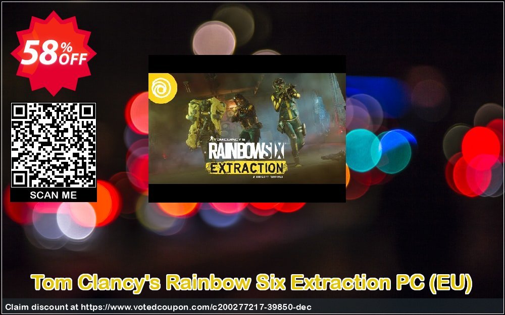 Tom Clancy's Rainbow Six Extraction PC, EU  Coupon Code Apr 2024, 58% OFF - VotedCoupon