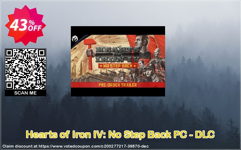 Hearts of Iron IV: No Step Back PC - DLC Coupon Code May 2024, 43% OFF - VotedCoupon
