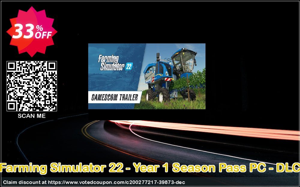 Farming Simulator 22 - Year 1 Season Pass PC - DLC Coupon, discount Farming Simulator 22 - Year 1 Season Pass PC - DLC Deal 2024 CDkeys. Promotion: Farming Simulator 22 - Year 1 Season Pass PC - DLC Exclusive Sale offer 