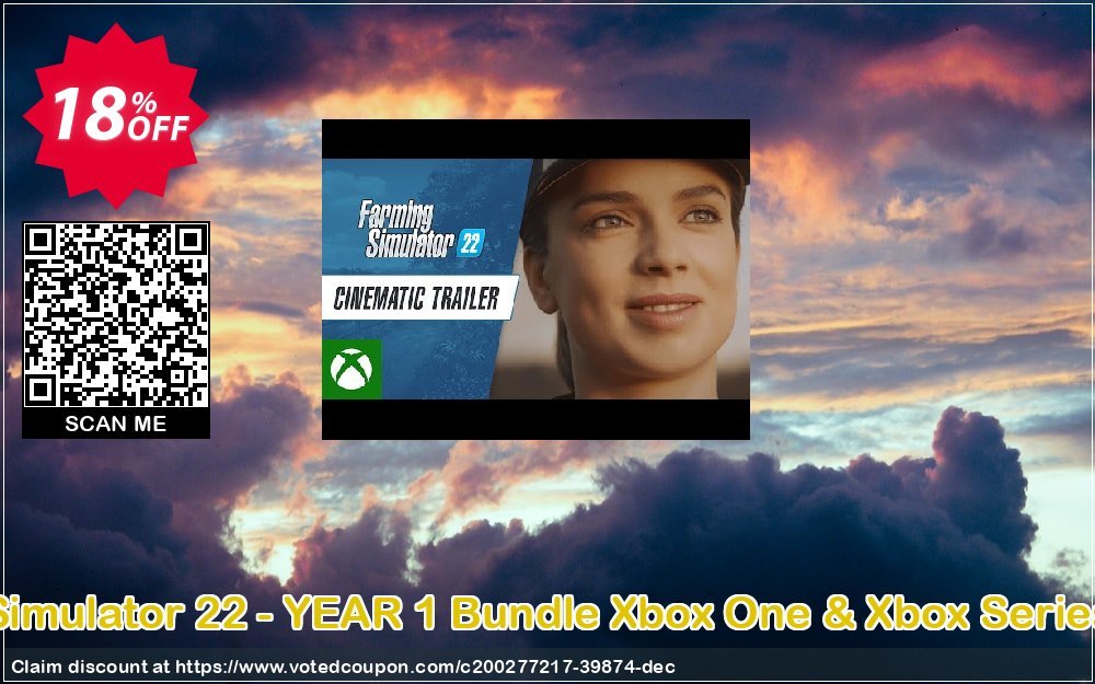 Farming Simulator 22 - YEAR 1 Bundle Xbox One & Xbox Series X|S, UK  Coupon, discount Farming Simulator 22 - YEAR 1 Bundle Xbox One & Xbox Series X|S (UK) Deal 2024 CDkeys. Promotion: Farming Simulator 22 - YEAR 1 Bundle Xbox One & Xbox Series X|S (UK) Exclusive Sale offer 