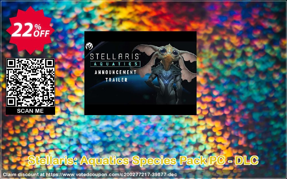 Stellaris: Aquatics Species Pack PC - DLC Coupon, discount Stellaris: Aquatics Species Pack PC - DLC Deal 2024 CDkeys. Promotion: Stellaris: Aquatics Species Pack PC - DLC Exclusive Sale offer 