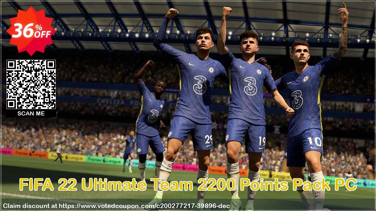 FIFA 22 Ultimate Team 2200 Points Pack PC Coupon Code May 2024, 36% OFF - VotedCoupon