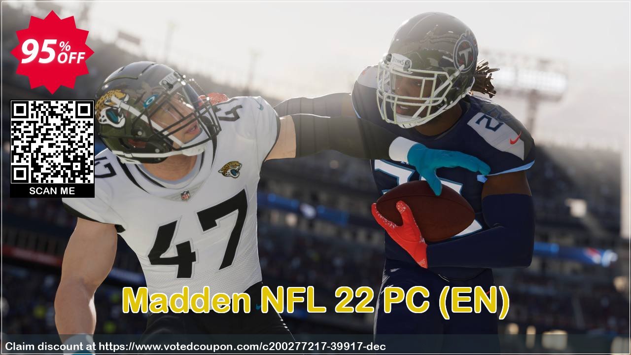 Madden NFL 22 PC, EN  Coupon, discount Madden NFL 22 PC (EN) Deal 2024 CDkeys. Promotion: Madden NFL 22 PC (EN) Exclusive Sale offer 