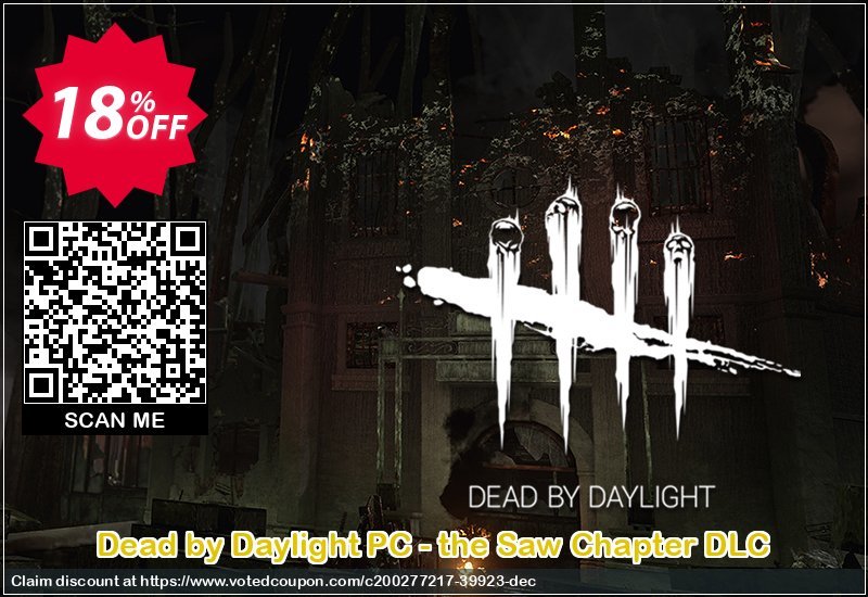 Dead by Daylight PC - the Saw Chapter DLC Coupon, discount Dead by Daylight PC - the Saw Chapter DLC Deal 2024 CDkeys. Promotion: Dead by Daylight PC - the Saw Chapter DLC Exclusive Sale offer 