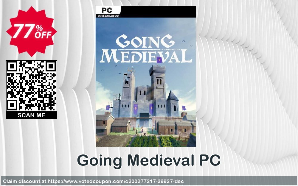 Going Medieval PC Coupon, discount Going Medieval PC Deal 2024 CDkeys. Promotion: Going Medieval PC Exclusive Sale offer 