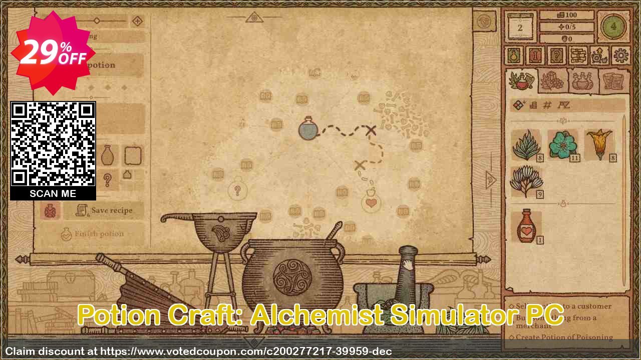 Potion Craft: Alchemist Simulator PC Coupon Code May 2024, 29% OFF - VotedCoupon