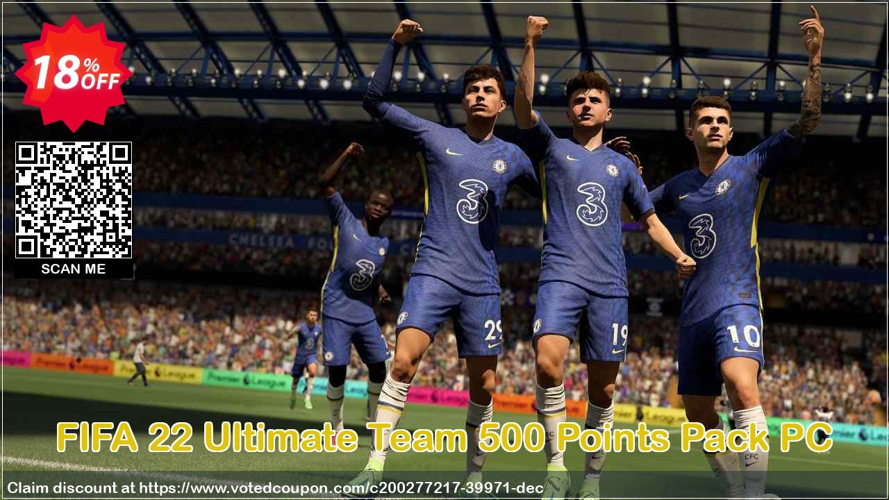 FIFA 22 Ultimate Team 500 Points Pack PC Coupon Code May 2024, 18% OFF - VotedCoupon