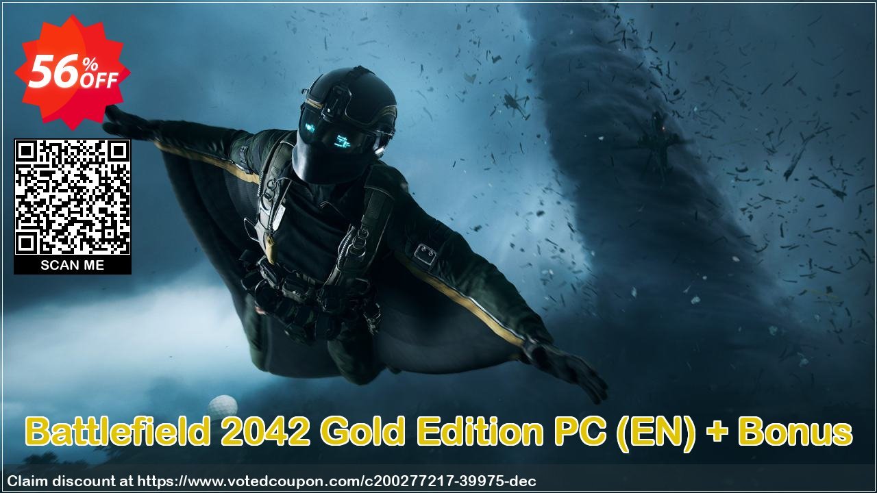 Battlefield 2042 Gold Edition PC, EN + Bonus Coupon, discount Battlefield 2042 Gold Edition PC (EN) + Bonus Deal 2024 CDkeys. Promotion: Battlefield 2042 Gold Edition PC (EN) + Bonus Exclusive Sale offer 