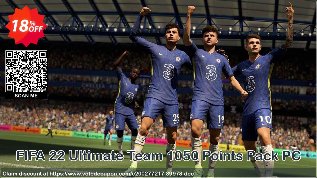 FIFA 22 Ultimate Team 1050 Points Pack PC Coupon Code May 2024, 18% OFF - VotedCoupon