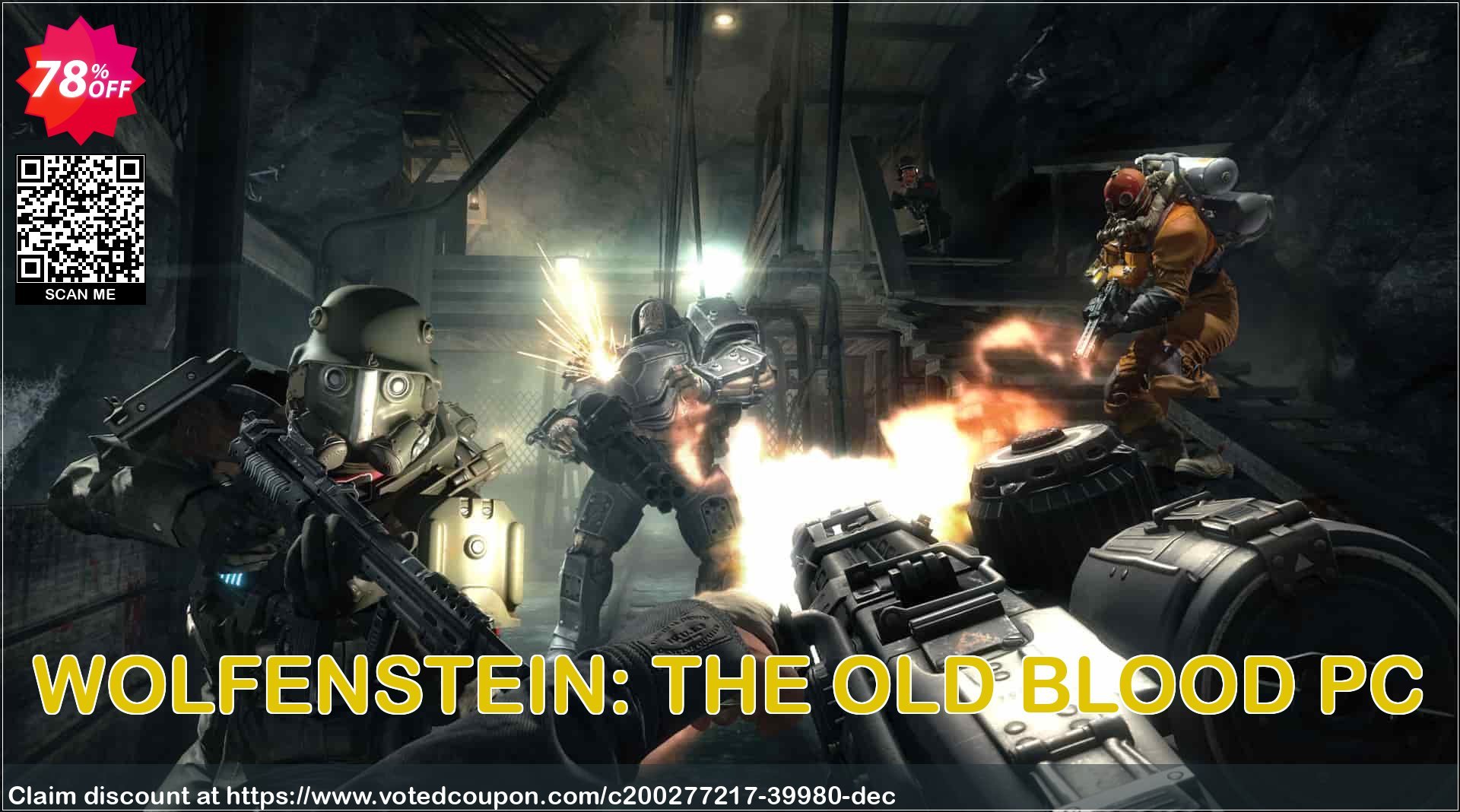 WOLFENSTEIN: THE OLD BLOOD PC Coupon Code Apr 2024, 78% OFF - VotedCoupon