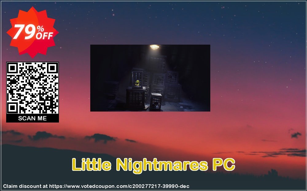 Little Nightmares PC Coupon, discount Little Nightmares PC Deal 2024 CDkeys. Promotion: Little Nightmares PC Exclusive Sale offer 